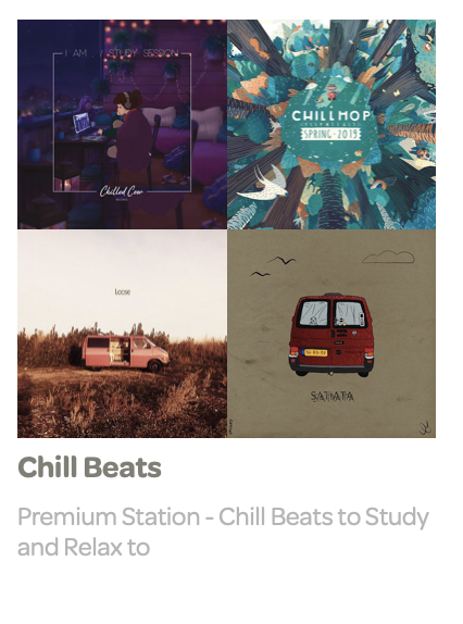 chill beats playlist image