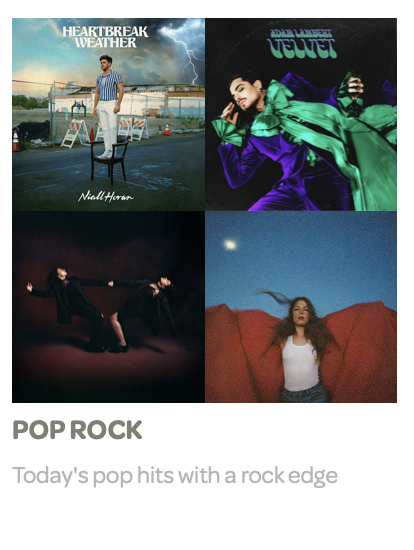 pop rock playlist image