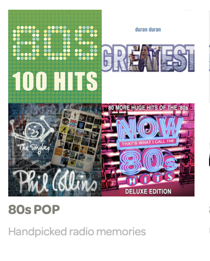 80s pop playlist image