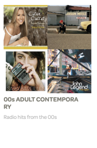 00s adult contemporary playlist image
