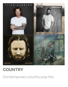 country playlist image