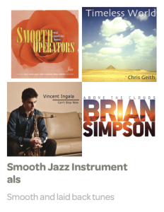 smooth jazz instrumentals playlist image