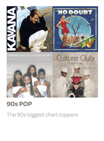 90s pop playlist cover image